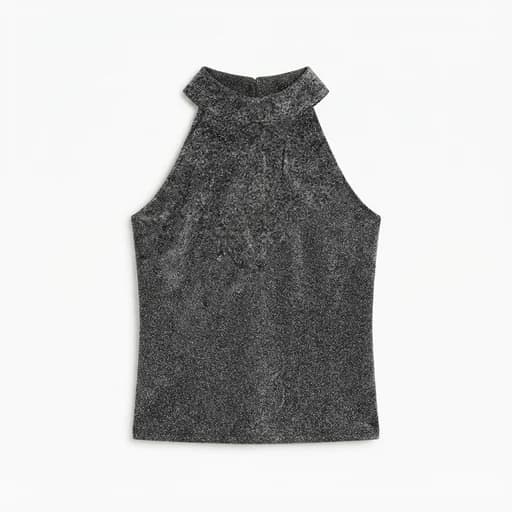 Charcoal shimmer mini dress